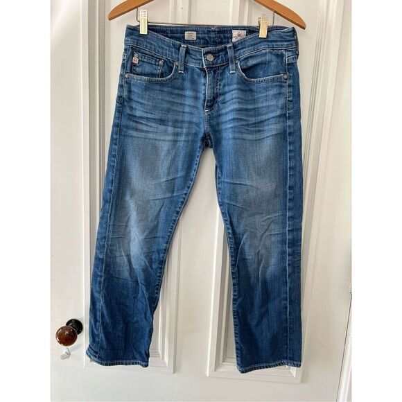 AG tomboy crop light wash jeans 27 - Picture 1 of 5